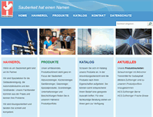Tablet Screenshot of hahnerol.de